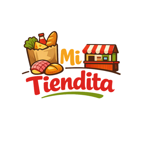 Logotipo de Mi Tiendita para abarrotes y panader�a